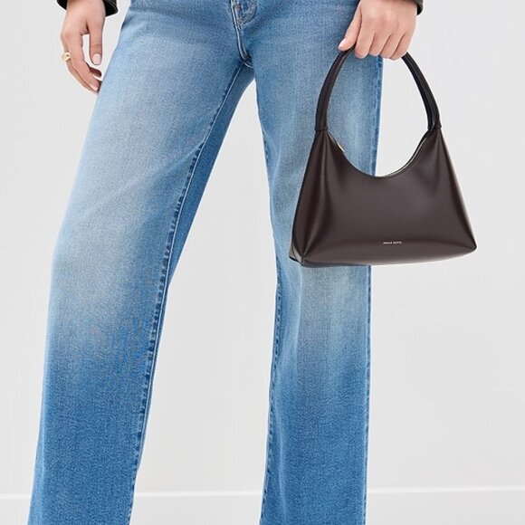 Mansur Gavriel Candy Mini Croc Embossed Hobo - Jasmi - Picture 7 of 9